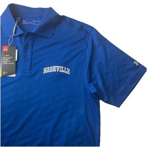 Under Armour Nashville Navy HeatGear Polo Golf Shirt Men's Size Medium NWT